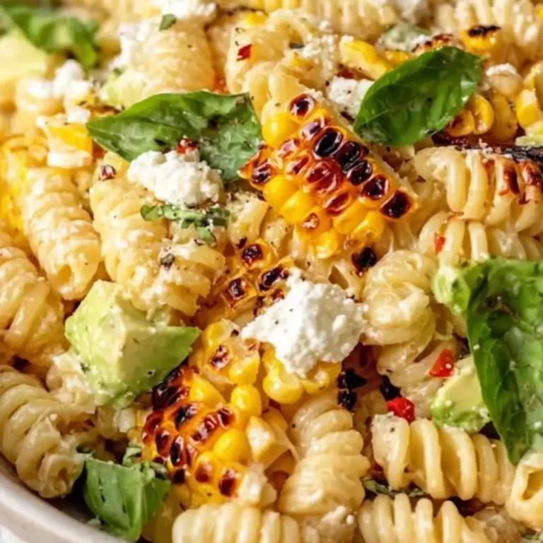 Creamy Street Corn Pasta Salad