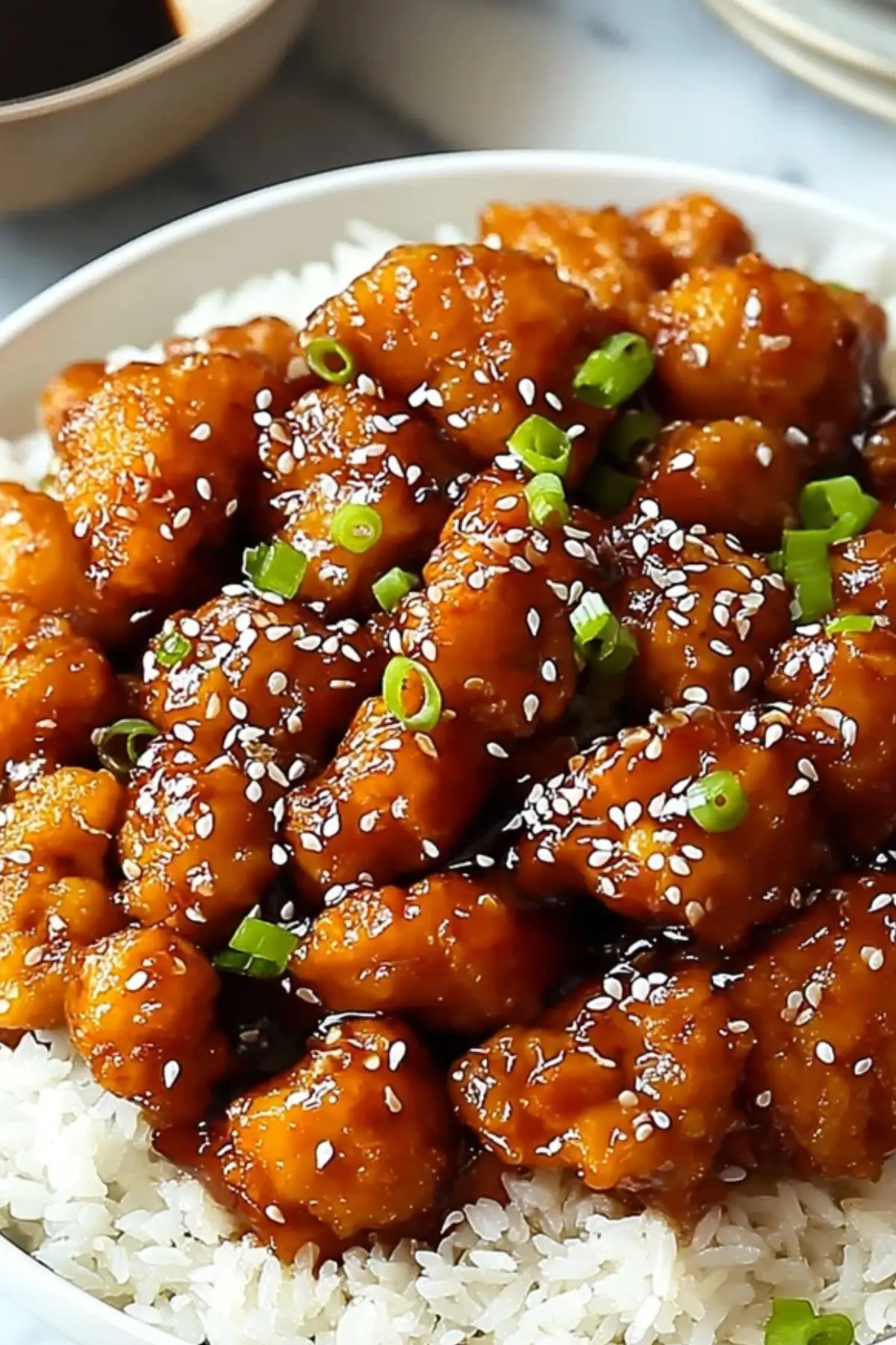 Crispy Chinese Honey Garlic Chicken