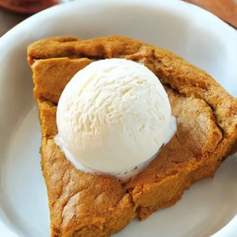 Crustless Pumpkin Pie