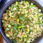 Cucumber Edamame Rice Salad