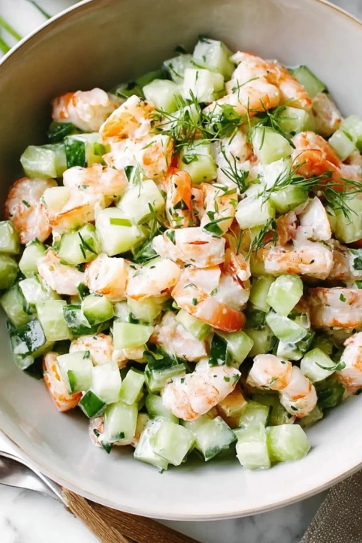 Cucumber Shrimp Salad
