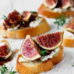 Fig and Goat Cheese Crostini