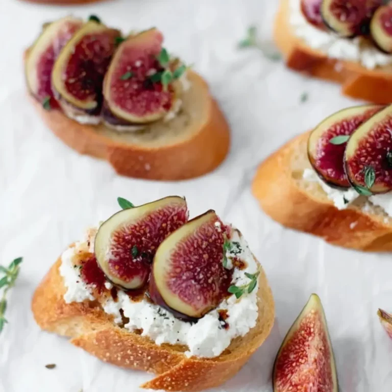 Fig and Goat Cheese Crostini