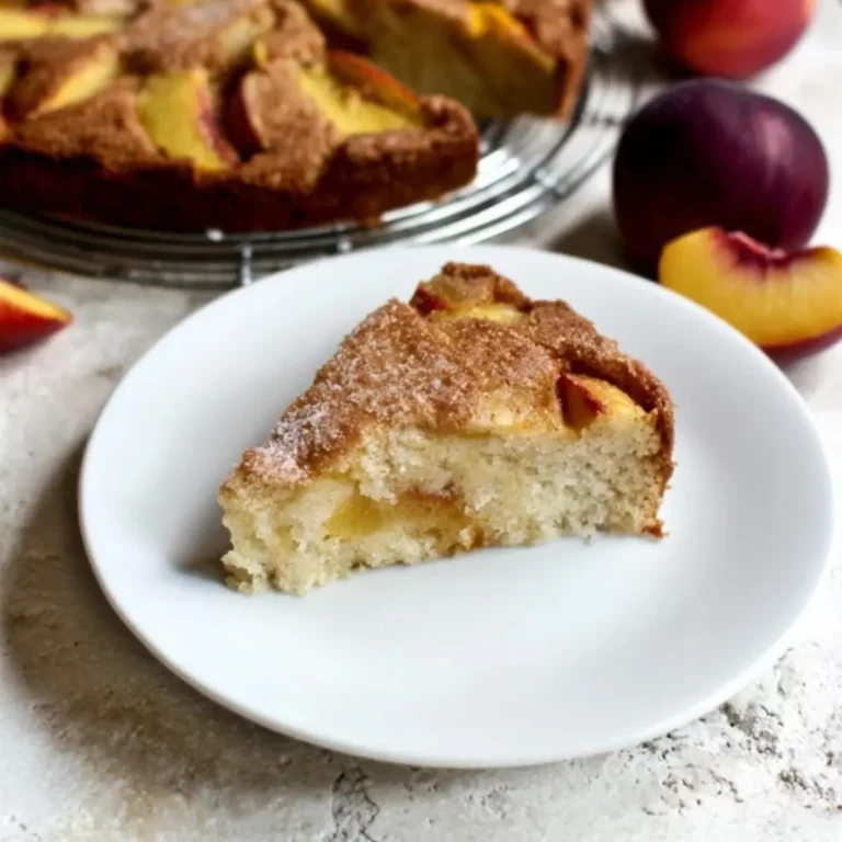French Nectarine Cake