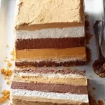 Frozen Peanut Butter and Chocolate Terrine