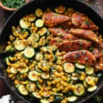 Garlic Butter Chicken with Zucchini