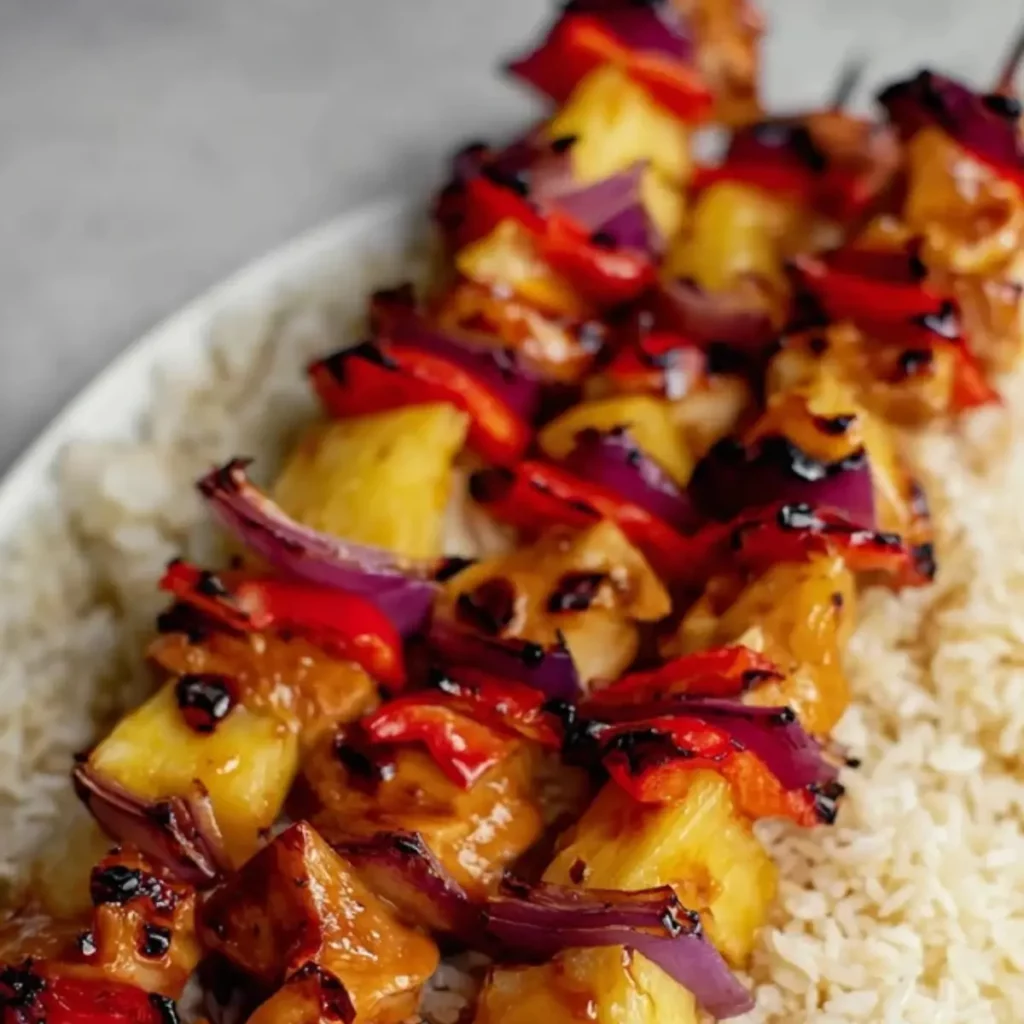Hawaiian Chicken Kabobs