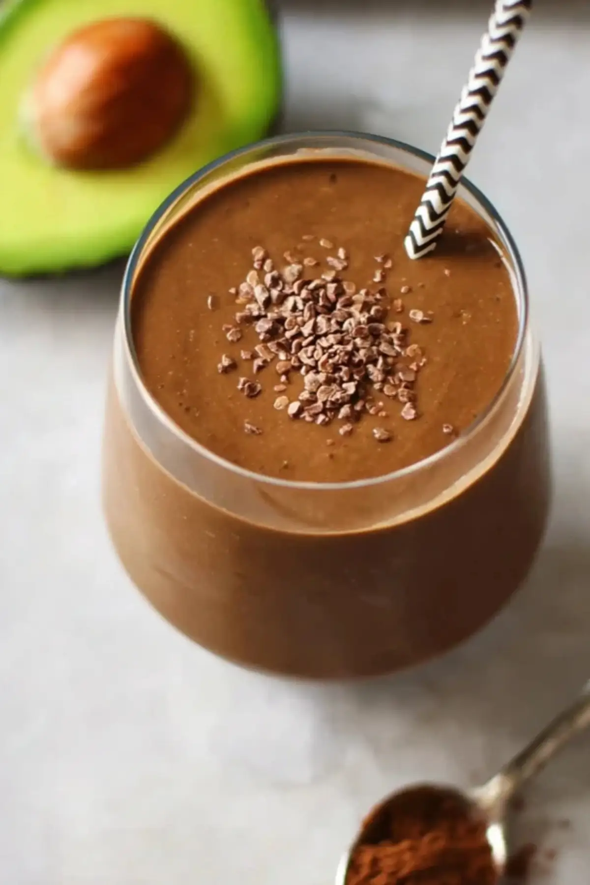 Healthy Chocolate Avocado Smoothie