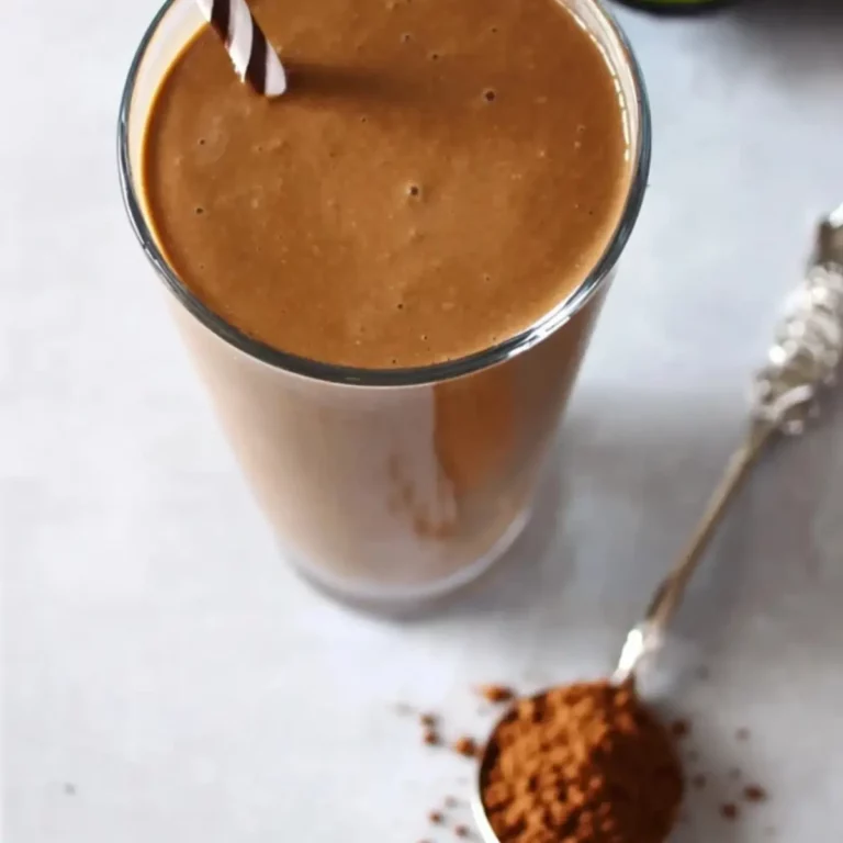Healthy Chocolate Avocado Smoothie