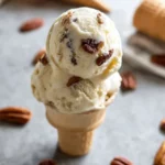 Homemade Butter Pecan Ice Cream