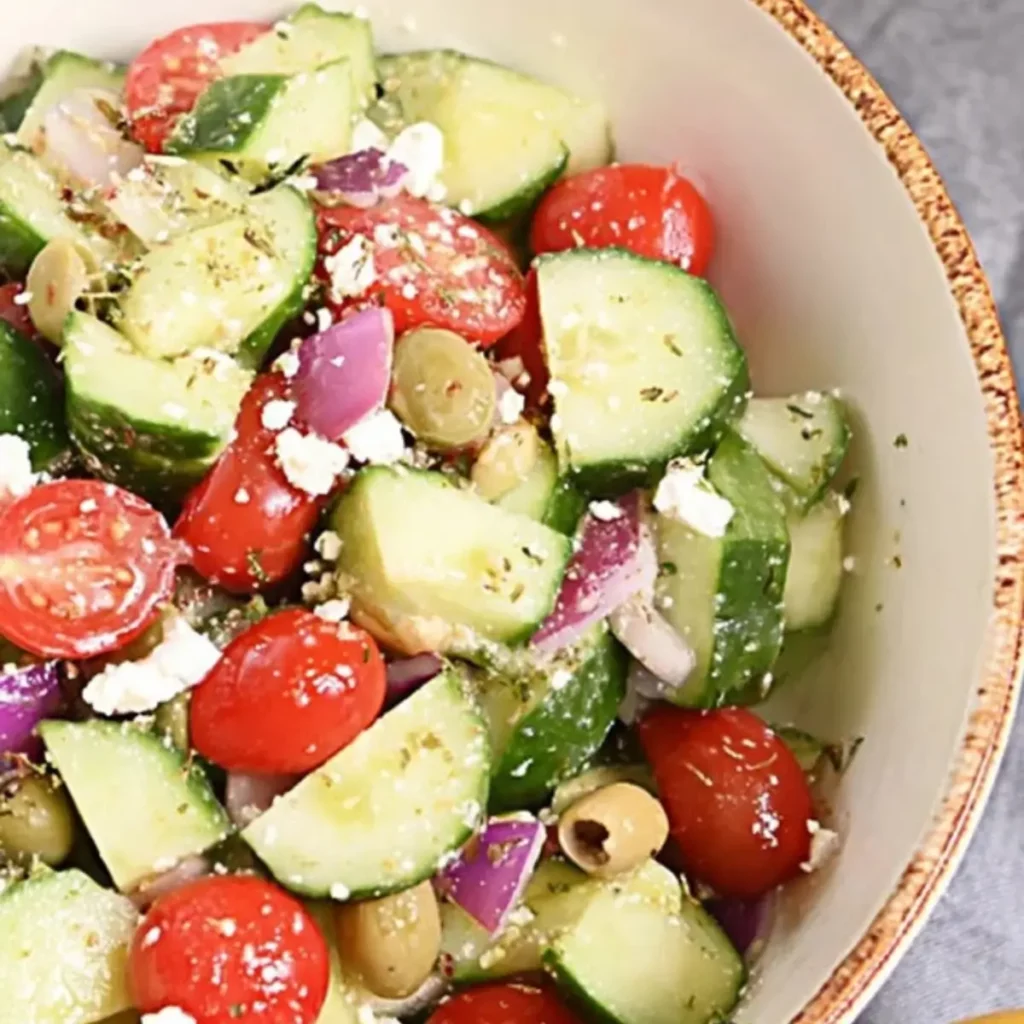 Keto Greek Cucumber Salad