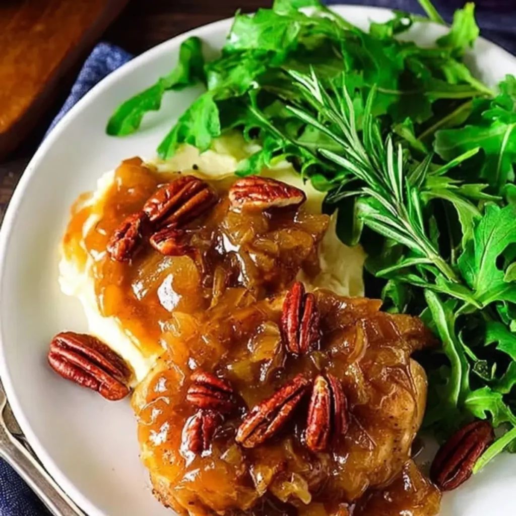 Maple Bourbon Pecan Chicken