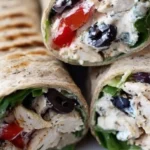 Mediterranean Chicken Wraps