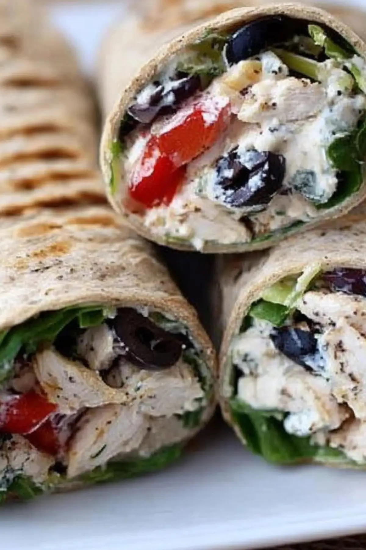 Mediterranean Chicken Wraps