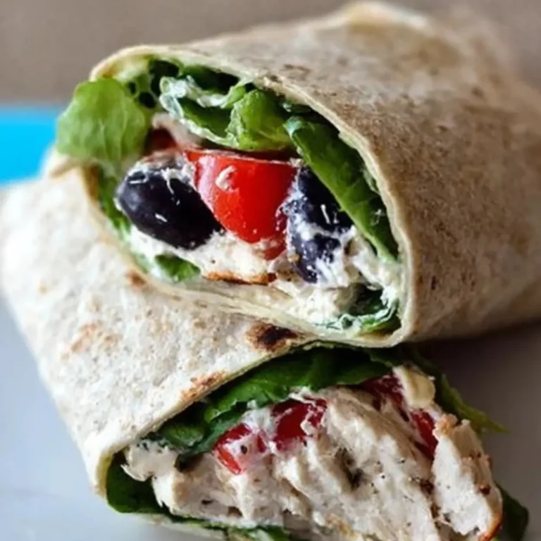Mediterranean Chicken Wraps