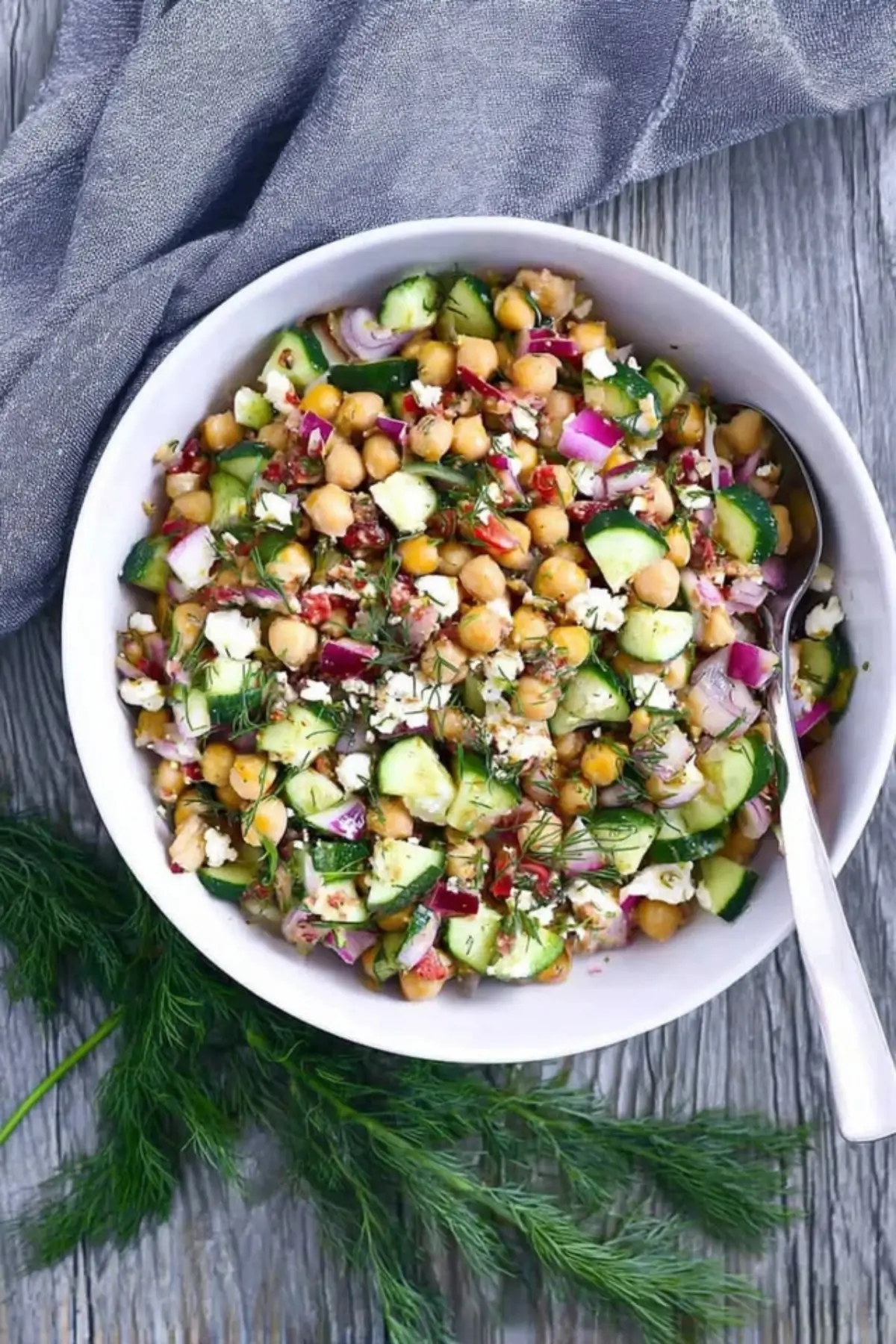 Mediterranean Chickpea Salad