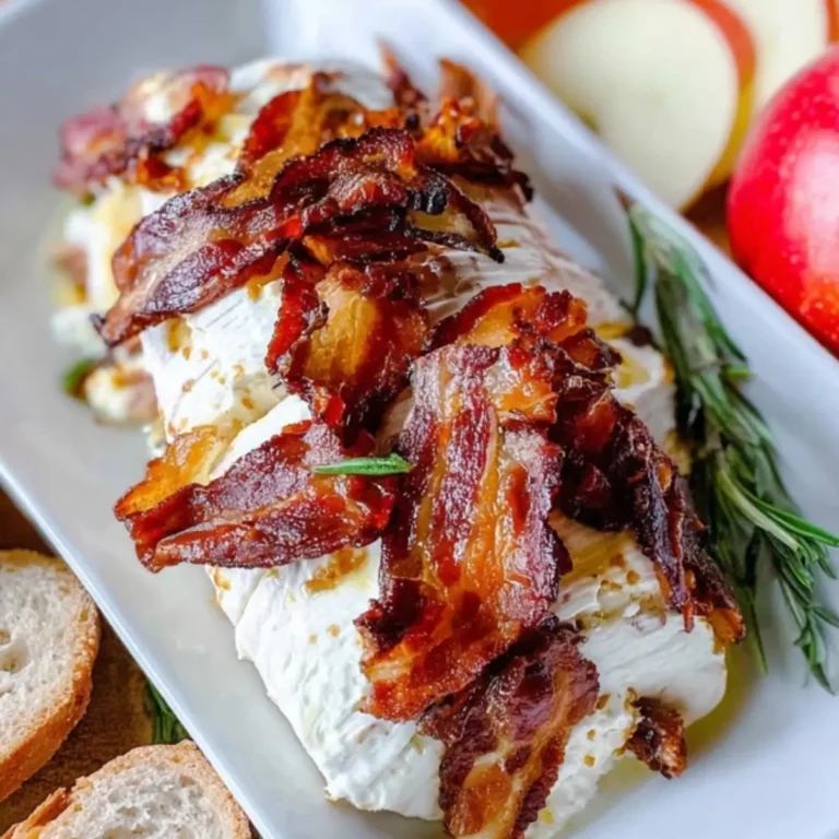 Million Dollar Bacon Goat Cheese Appetizer Log