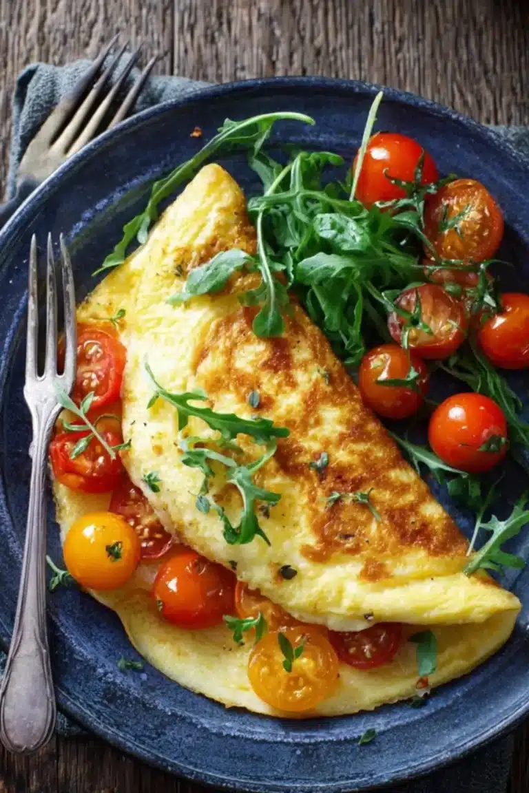 Mozzarella Cheese Omelette