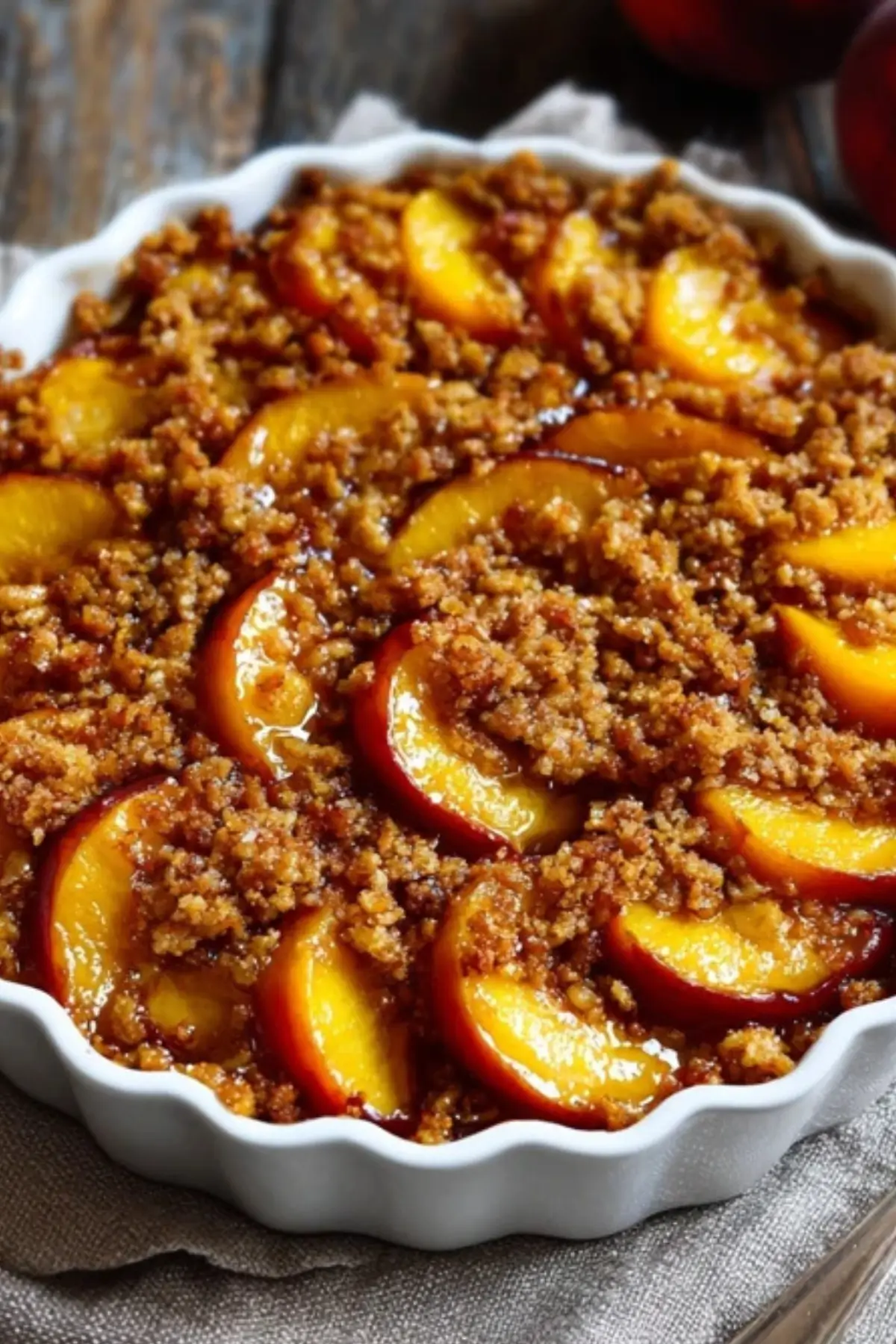 Nectarine Brown Sugar Crisp