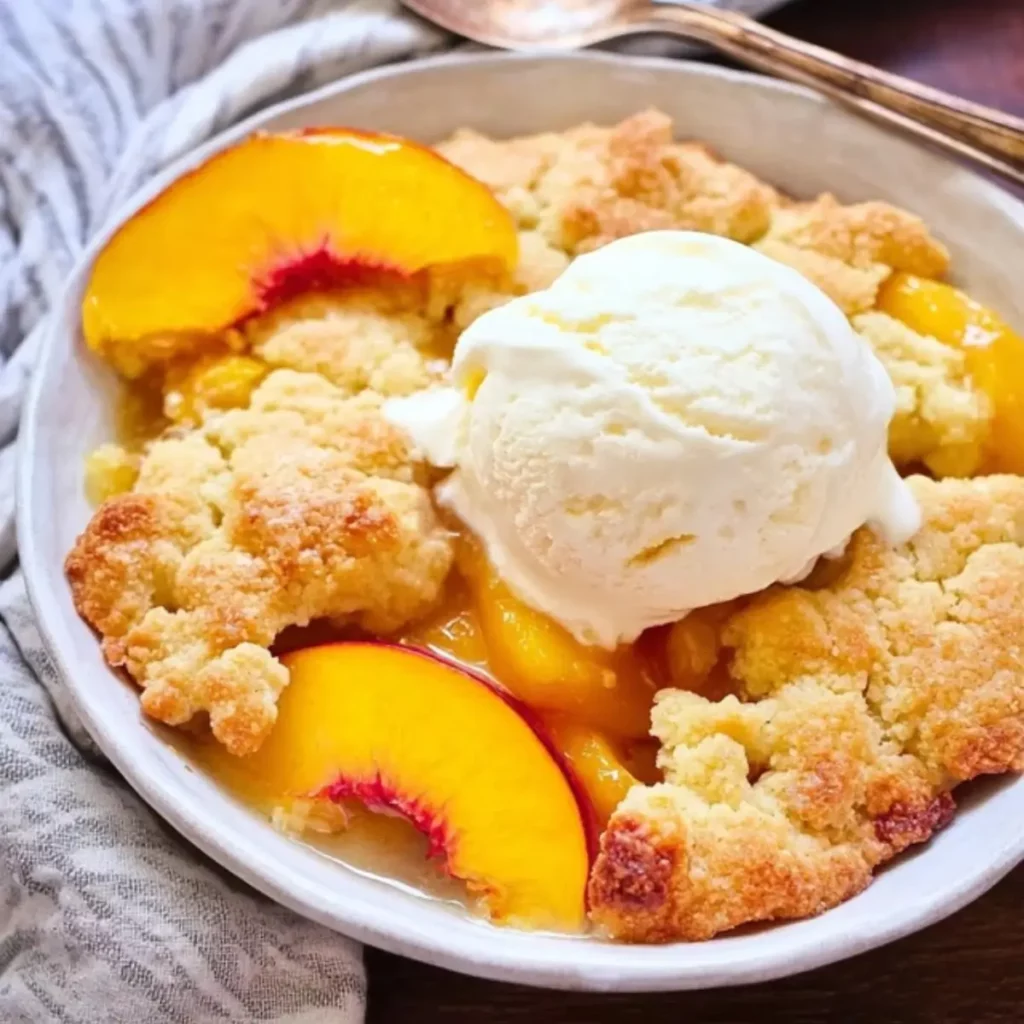 Nectarine Cobbler