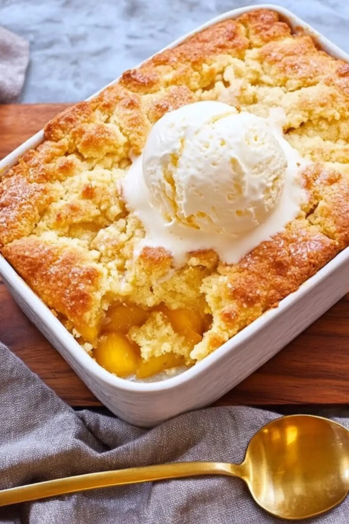 Nectarine Cobbler