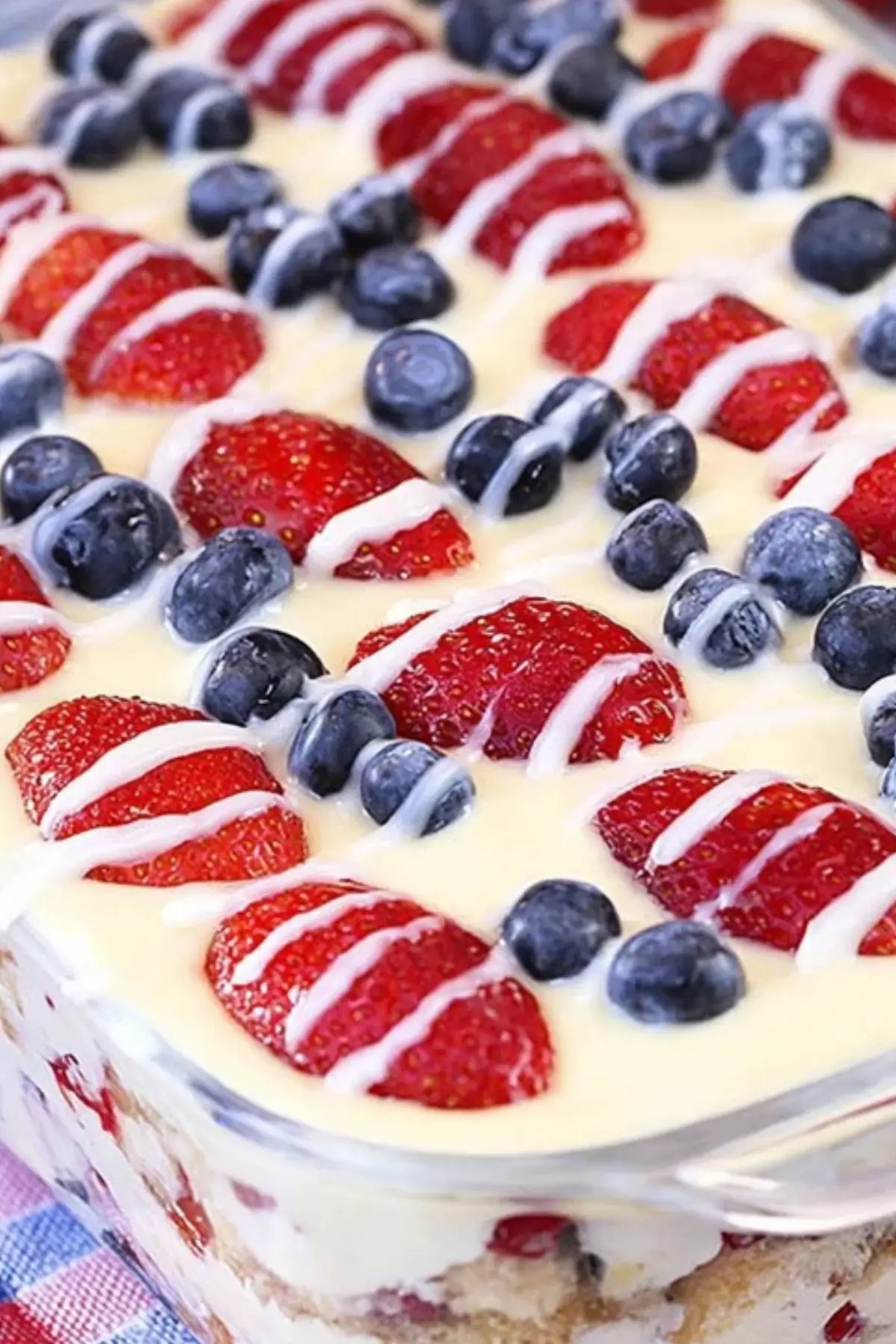 No Bake Summer Berry Icebox Cake