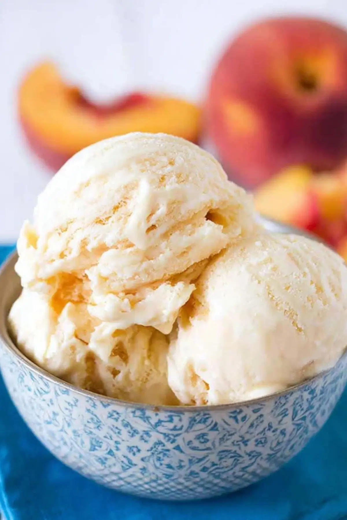 Old Fashioned Peach Ice Cream