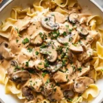 One Pan Chicken Stroganoff