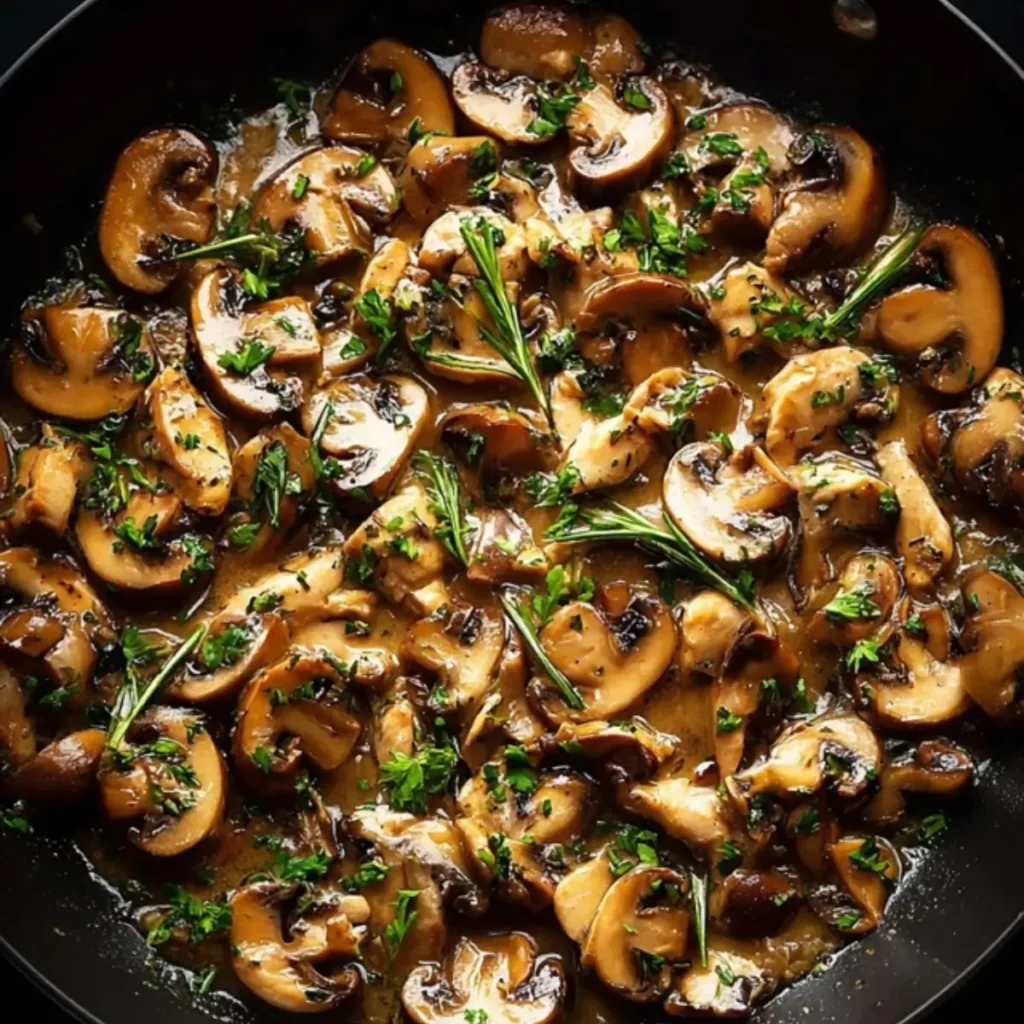 One Pan Chicken Stroganoff