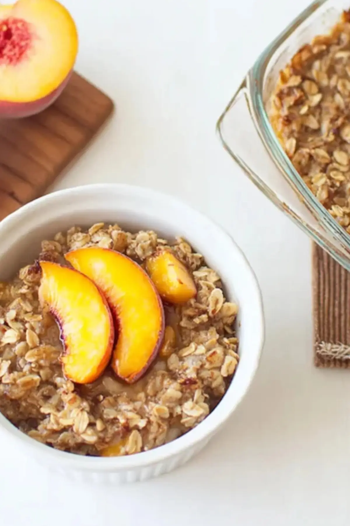 Peach Baked Oatmeal