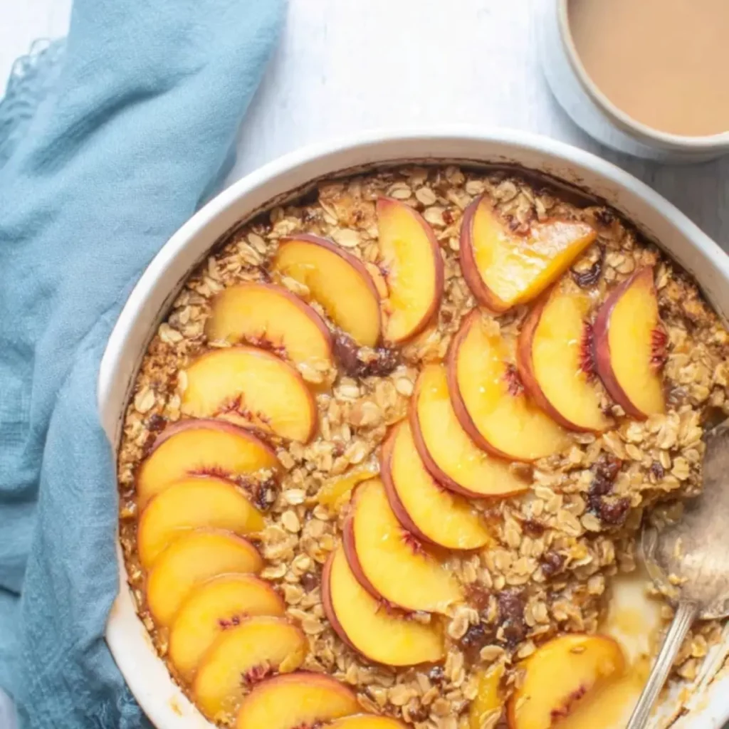 Peach Baked Oatmeal