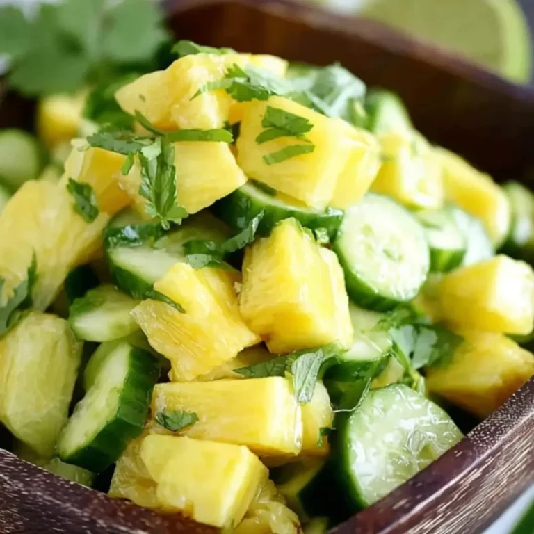 Pineapple Cucumber Salad