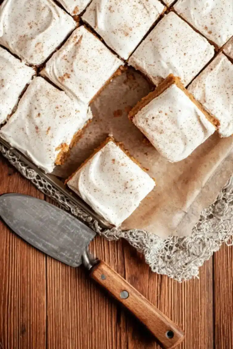 Pumpkin Bars with Cream Cheese Frosting