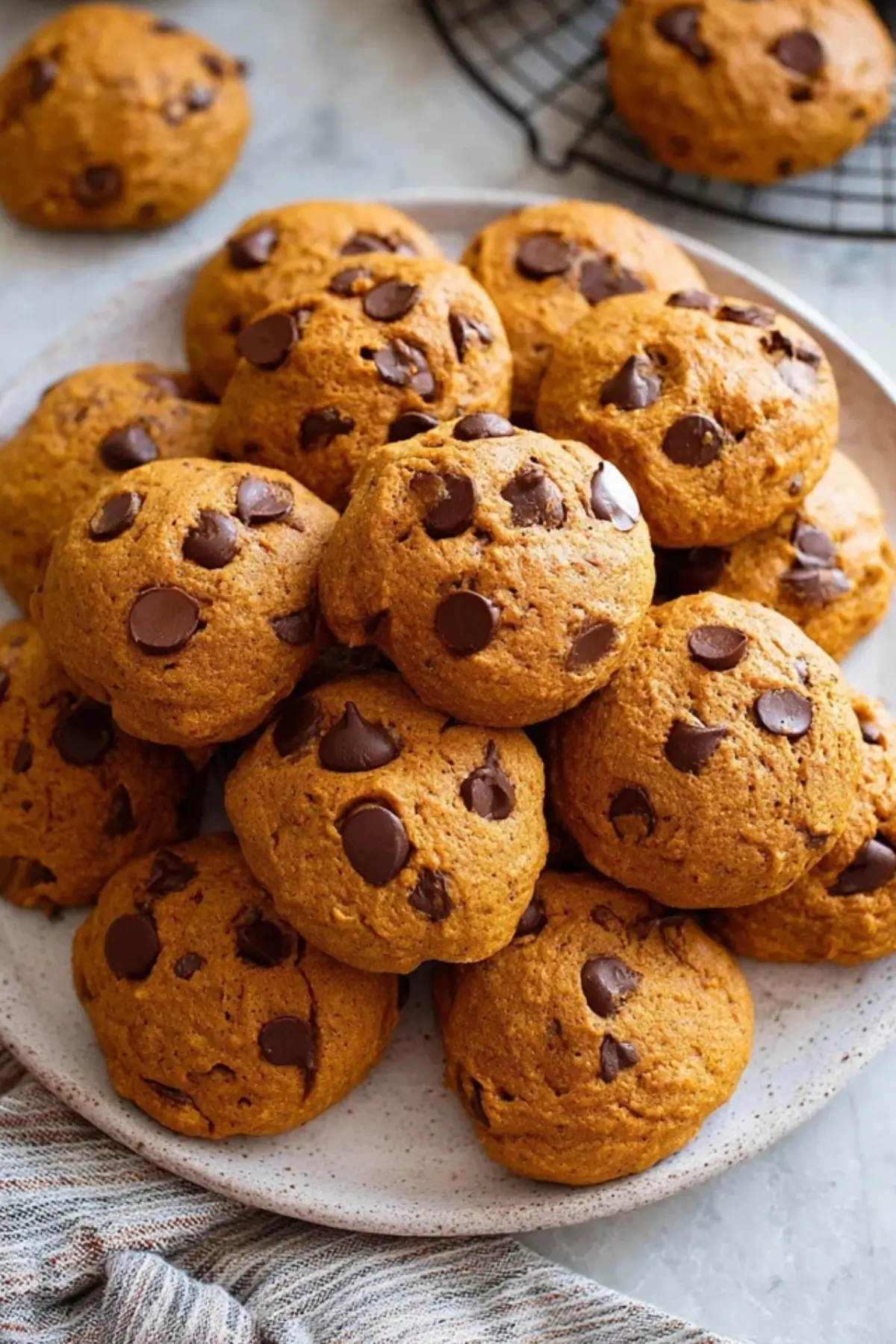 Pumpkin Chocolate Chip Cookies