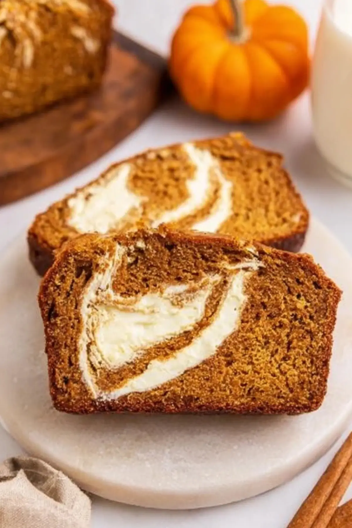 Pumpkin Cream Cheese Bread