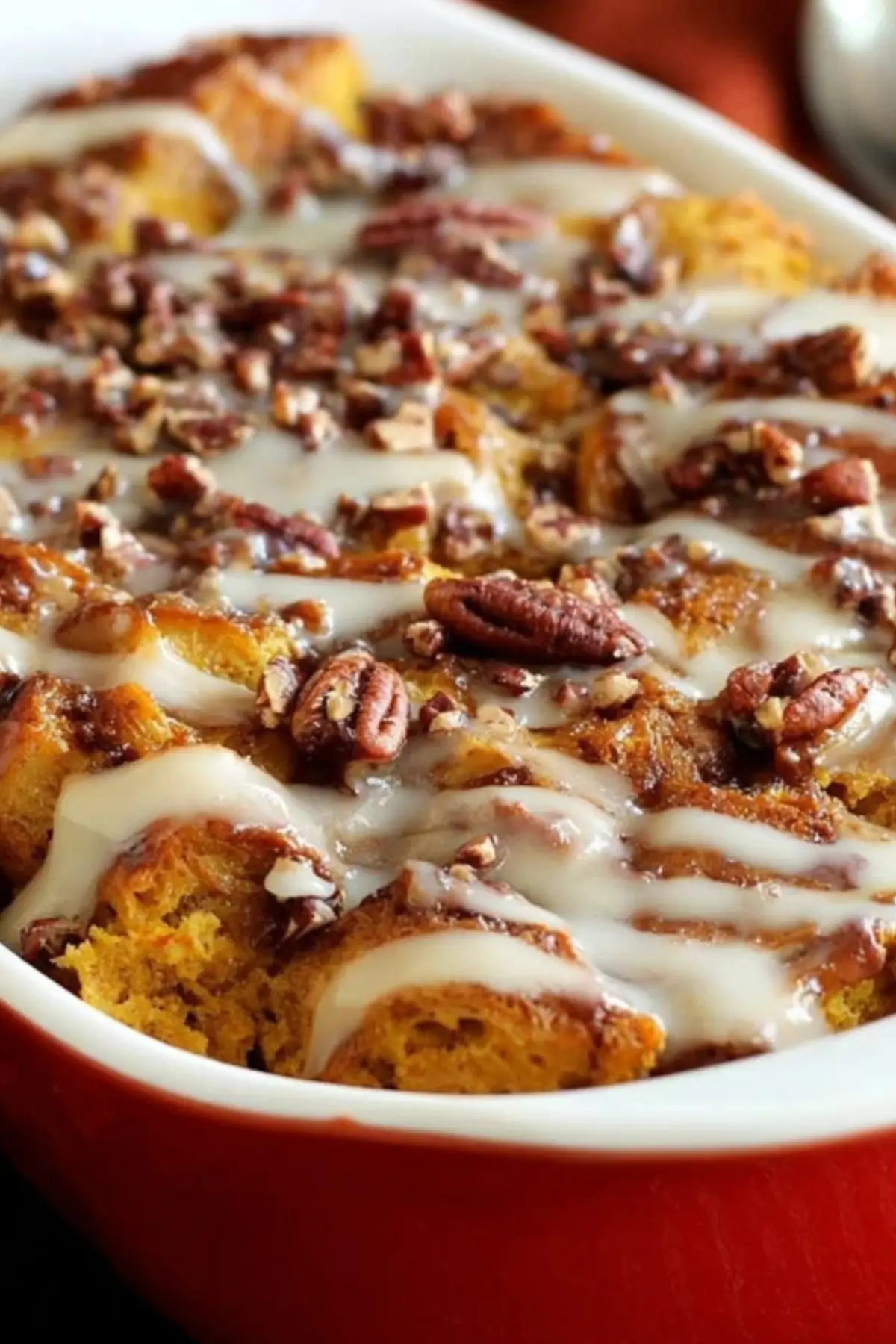 "Pumpkin Pie Bread Pudding with Challah
"