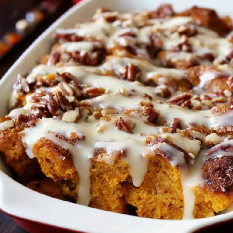 "Pumpkin Pie Bread Pudding with Challah "