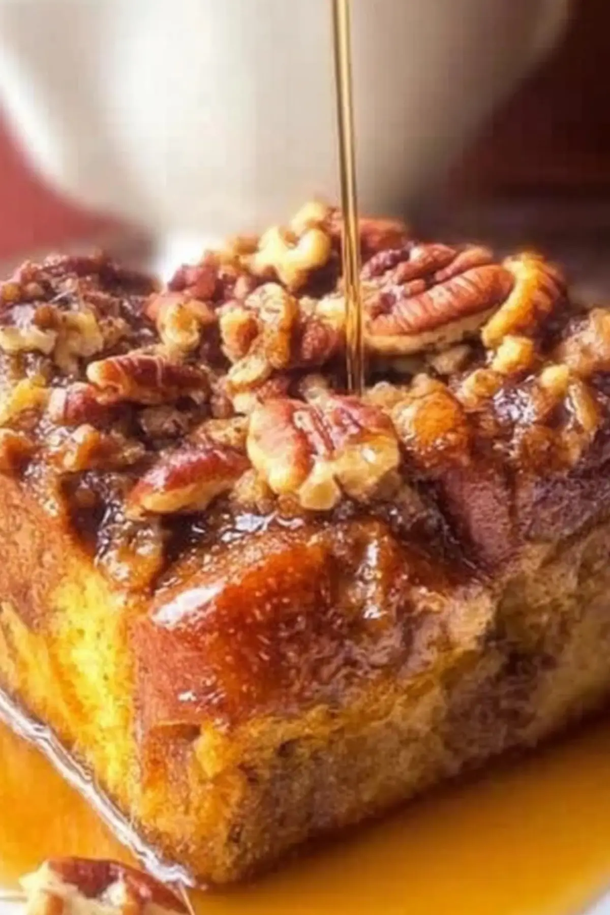 Pumpkin Praline Bread Pudding