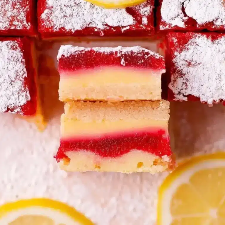 Raspberry Lemon Bars