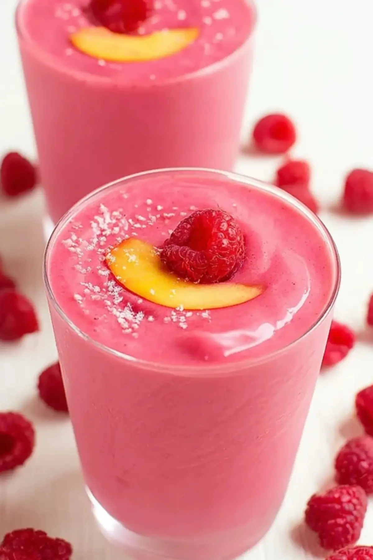 Raspberry Peach Smoothie