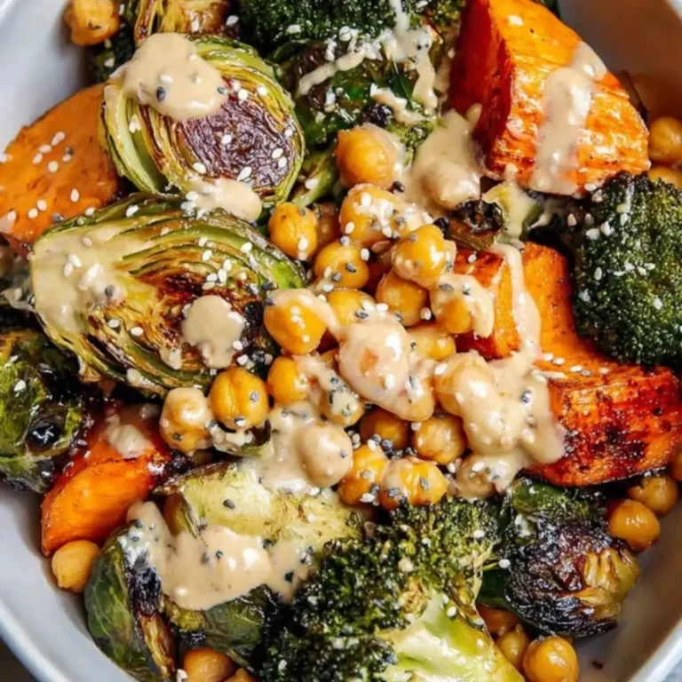 Roasted Veggie and Chickpea Bowl