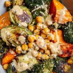 Roasted Veggie and Chickpea Bowl