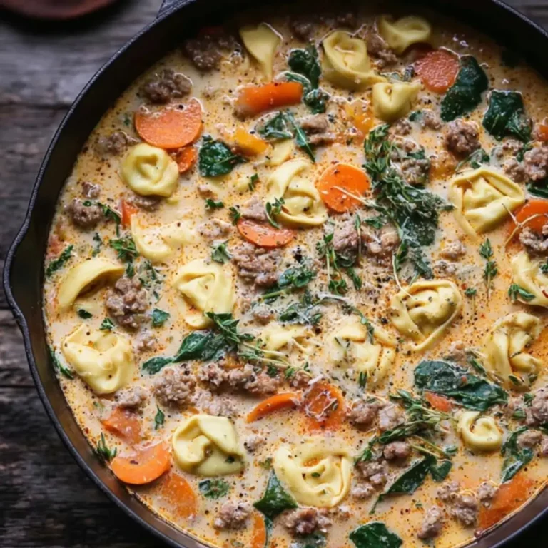 Sausage Tortellini Soup