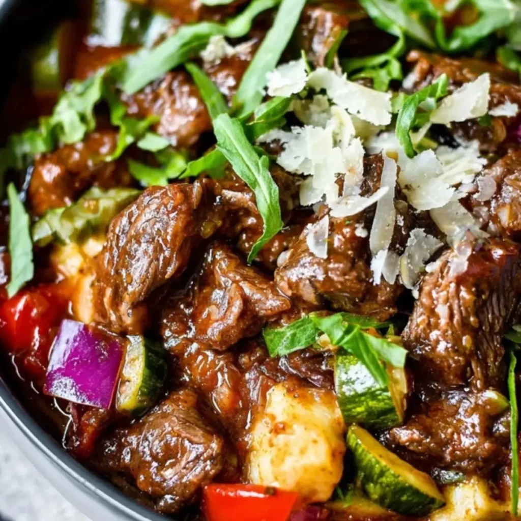 Slow Cooked SUMMER Beef Casserole