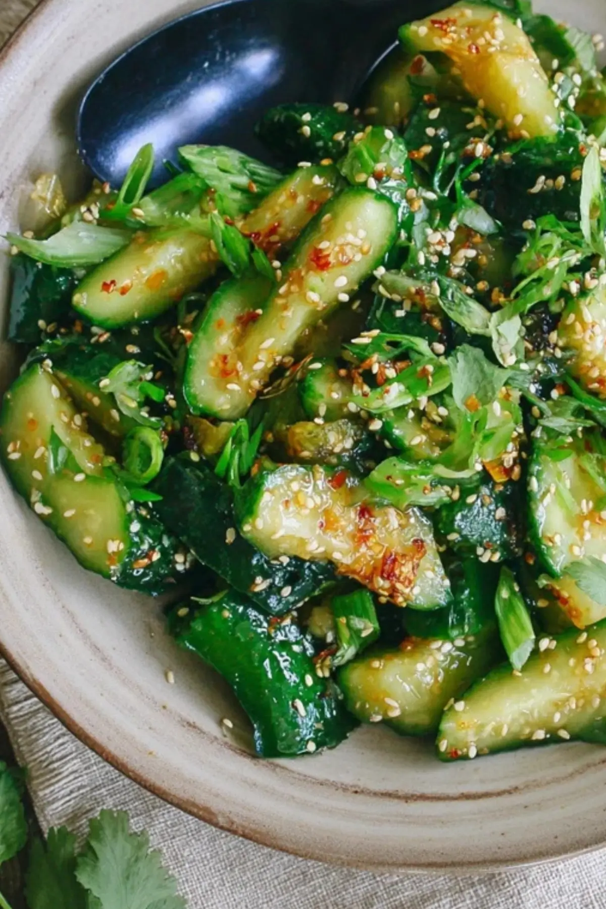 Smashed Asian Cucumber Salad