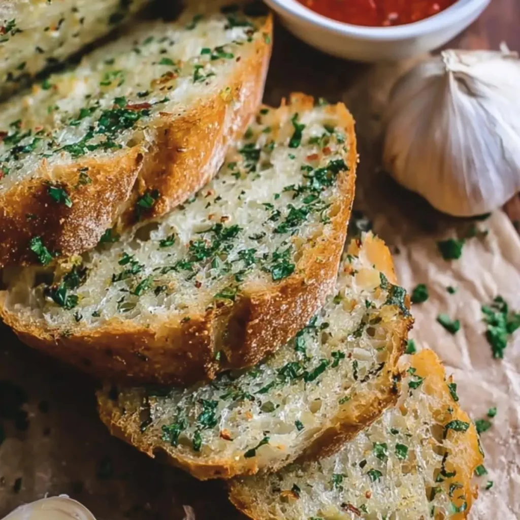 Sourdough Garlic Bread