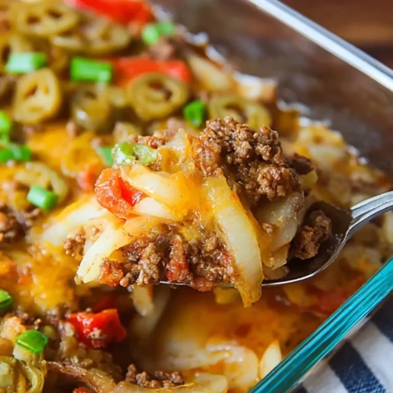 Southern Five Layer Beef Casserole