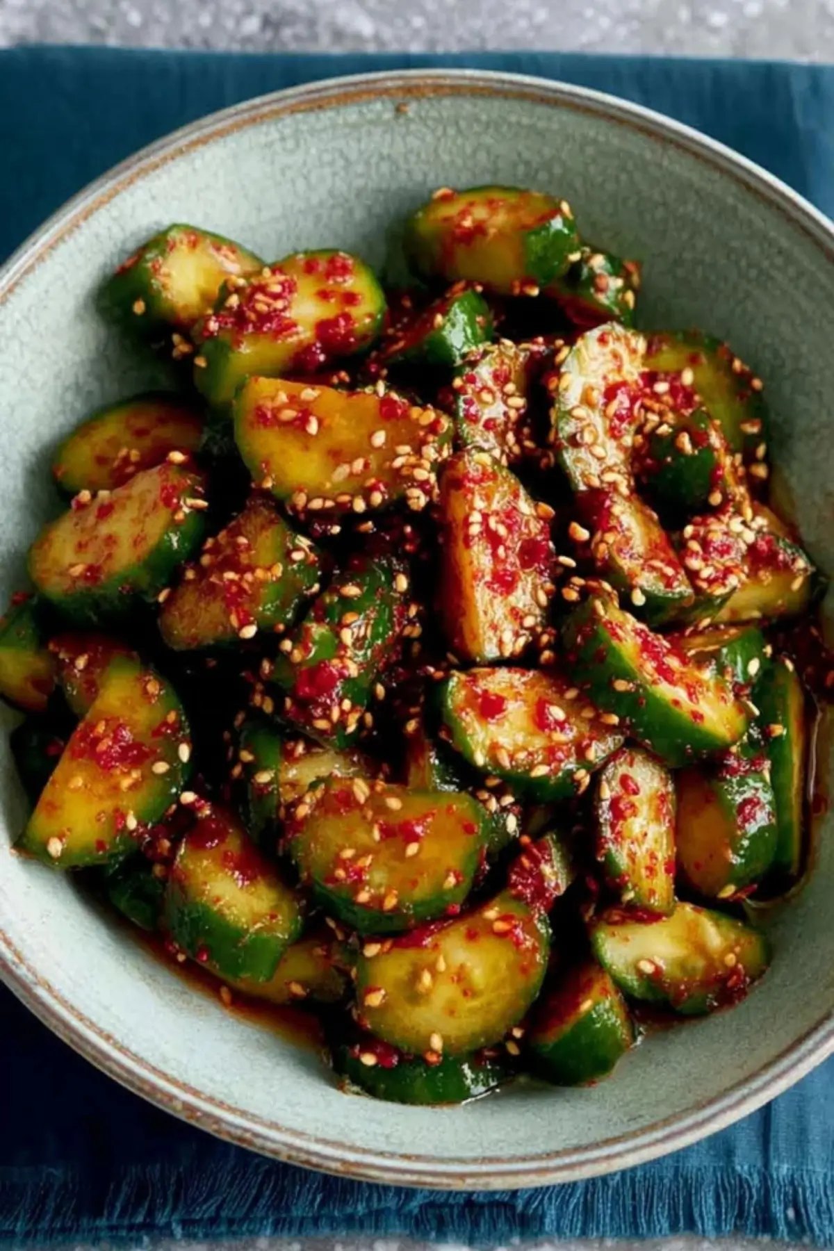 Spicy Korean Cucumber Salad