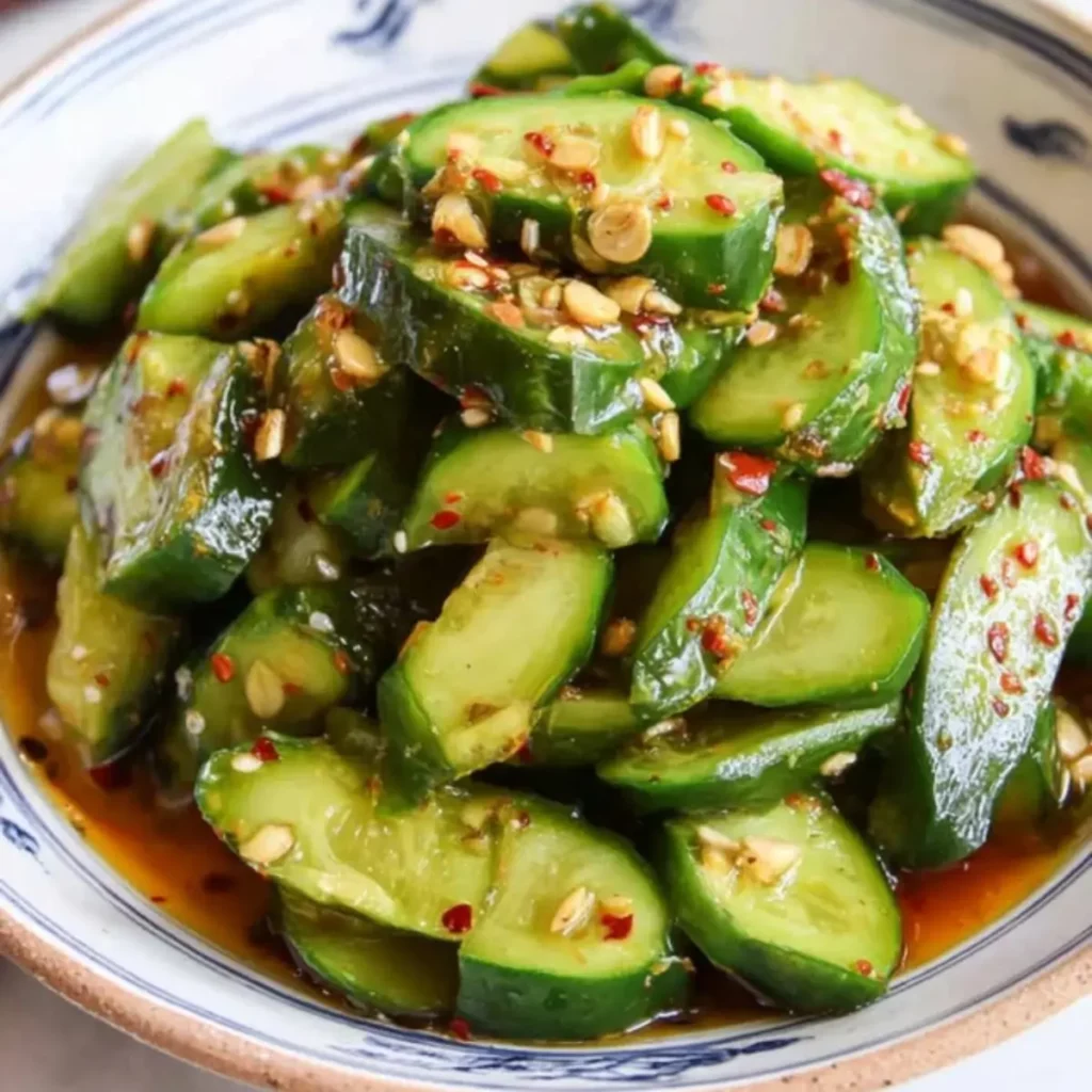 Spicy Smacked Cucumber Salad
