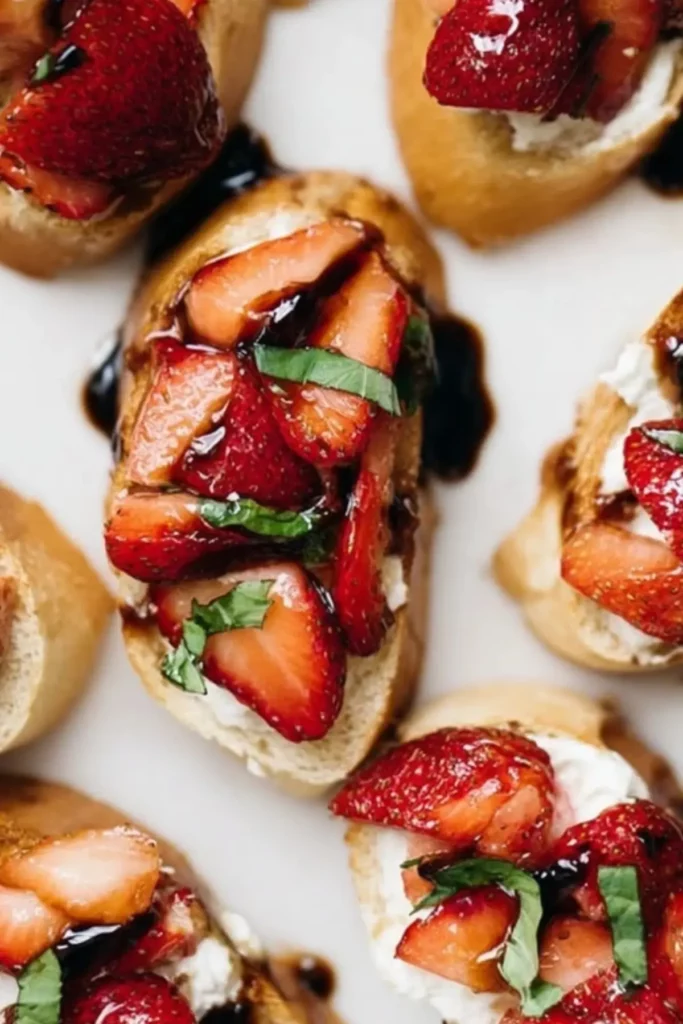 Strawberry Bruschetta